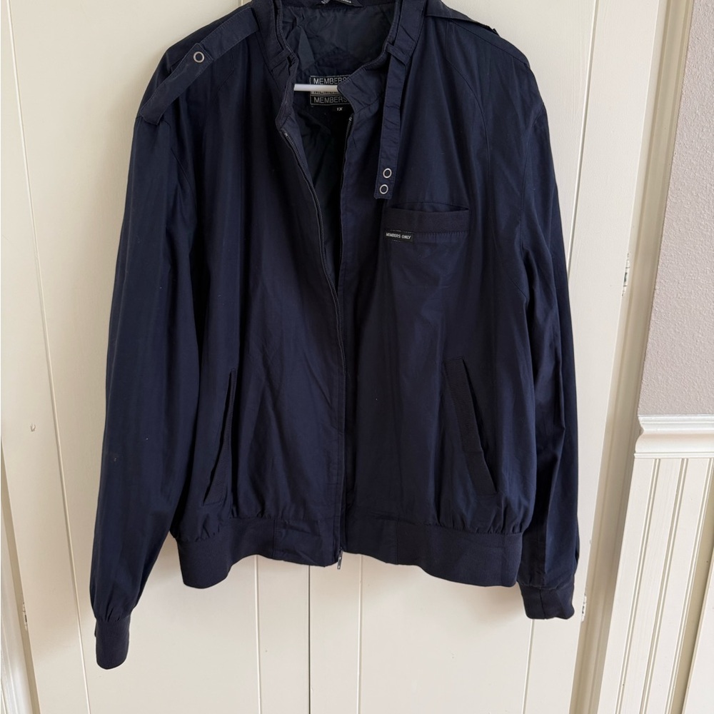 Members Only Dark Blue Lightweight Jacket